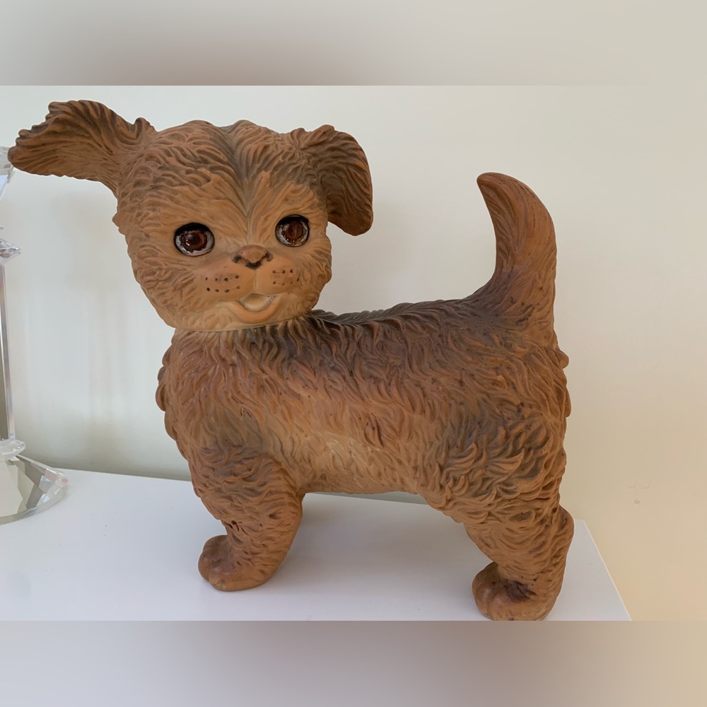 Vintage Edward Mobley Rubber Dog in Rare Colour